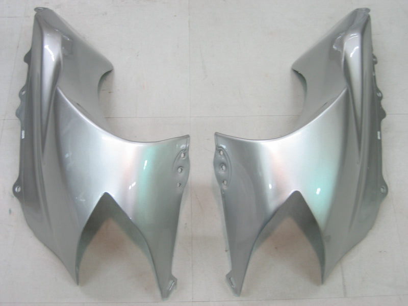 Fairings 2004-2005 Kawasaki ZX 10R Silver Black Ninja Racing Generic