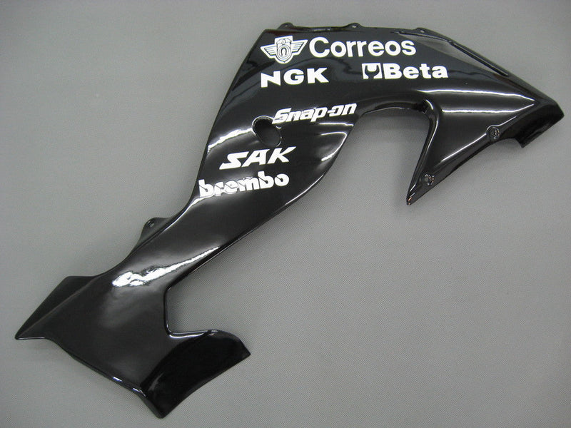 Fairings 2006-2007 Kawasaki ZX 10R Black White West  Generic