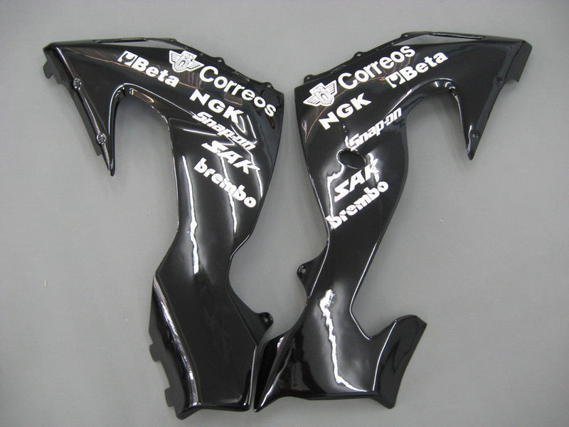 Fairings 2006-2007 Kawasaki ZX 10R Black White West  Generic