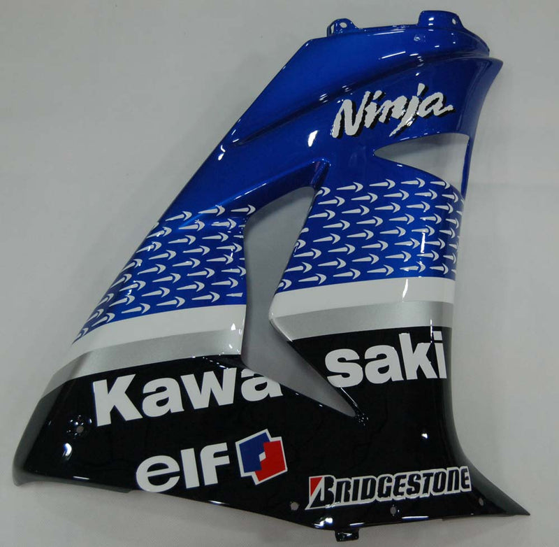 Fairings 2006-2007 Kawasaki ZX 10R Blue Black No.56 Nakano Racing Generic