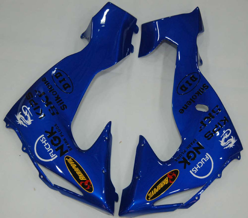 Fairings 2006-2007 Kawasaki ZX 10R Blue Black No.56 Nakano Racing Generic