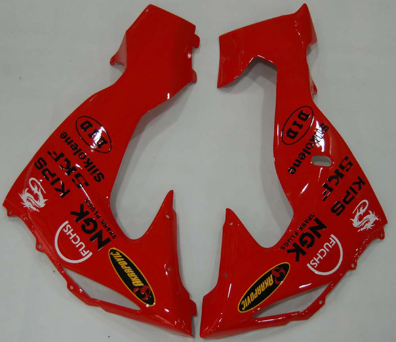 Fairings 2006-2007 Kawasaki ZX 10R Red Black No.56 Nakano Racing Generic