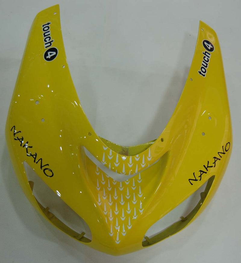 Fairings 2006-2007 Kawasaki ZX 10R Yellow Black No.56 Nakano  Generic