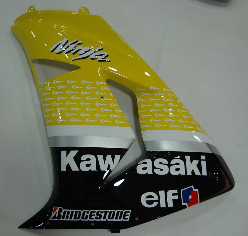 Fairings 2006-2007 Kawasaki ZX 10R Yellow Black No.56 Nakano Racing Generic