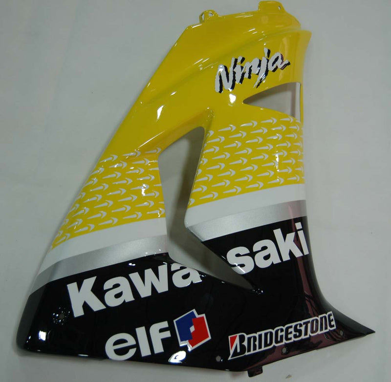 Fairings 2006-2007 Kawasaki ZX 10R Yellow Black No.56 Nakano  Generic