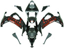 Fairings 2008-2010 Kawasaki ZX10R Black Orange SevenStars  Generic