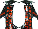 Fairings 2008-2010 Kawasaki ZX10R Black Orange SevenStars Racing Generic