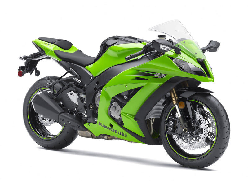 Fairings 2011-2015 Plastics Kawasaki ZX10R Ninja Green  Generic