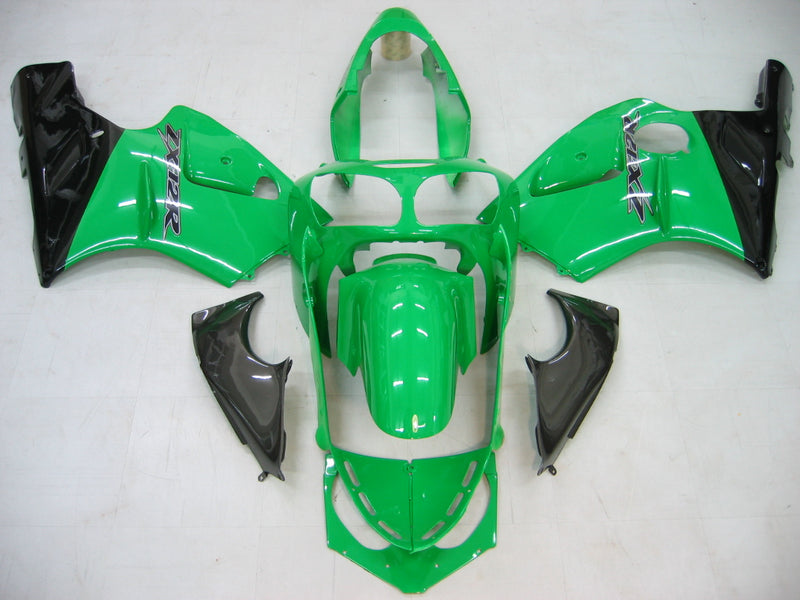 Fairings 2000-2001 Kawasaki ZX12R Green & Black ZX12R Racing Generic