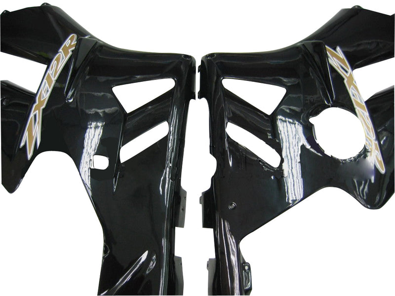 Fairings 2002-2005 Kawasaki ZX12R Black ZX12R  Generic