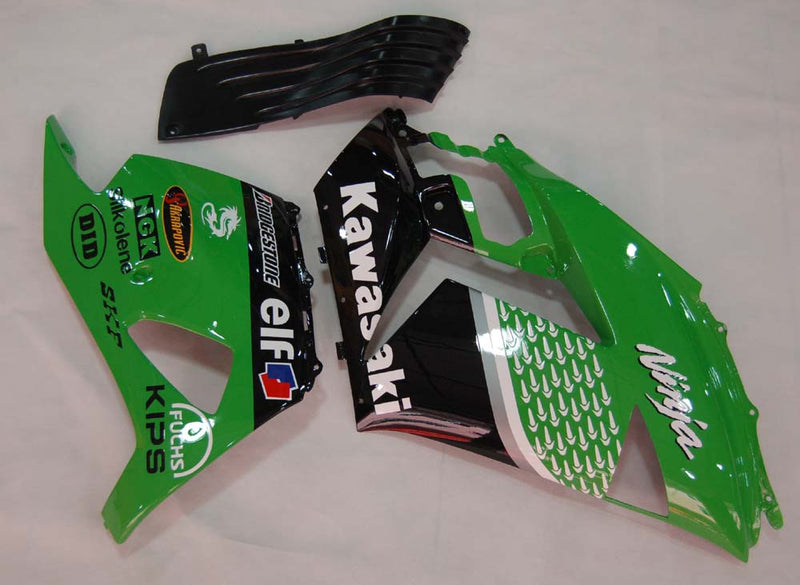 Fairings 2006-2011 Kawasaki ZX14R Green Black No.56 Nakano  Generic