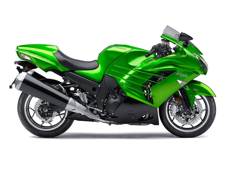 Fairings Plastics 2012-2022 Kawasaki ZX14R Ninja Green Racing Generic