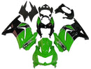 Fairings 2008-2012 Kawasaki ZX250R EX250 Green Black Ninja ZX250 Racing Generic