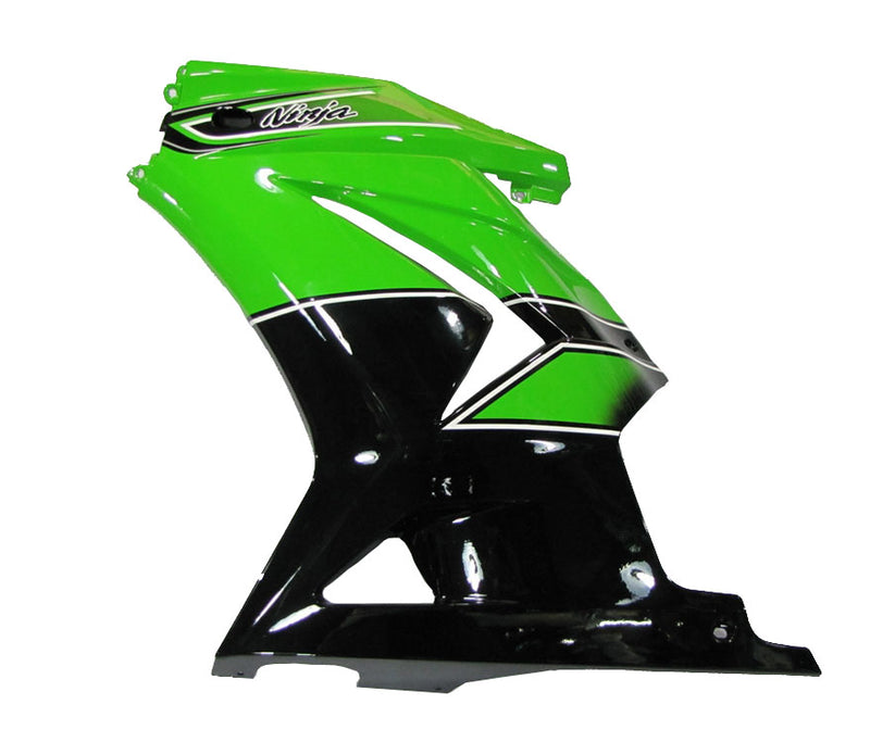 Fairings 2008-2012 Kawasaki ZX250R EX250 Green Black Ninja ZX250 Racing Generic