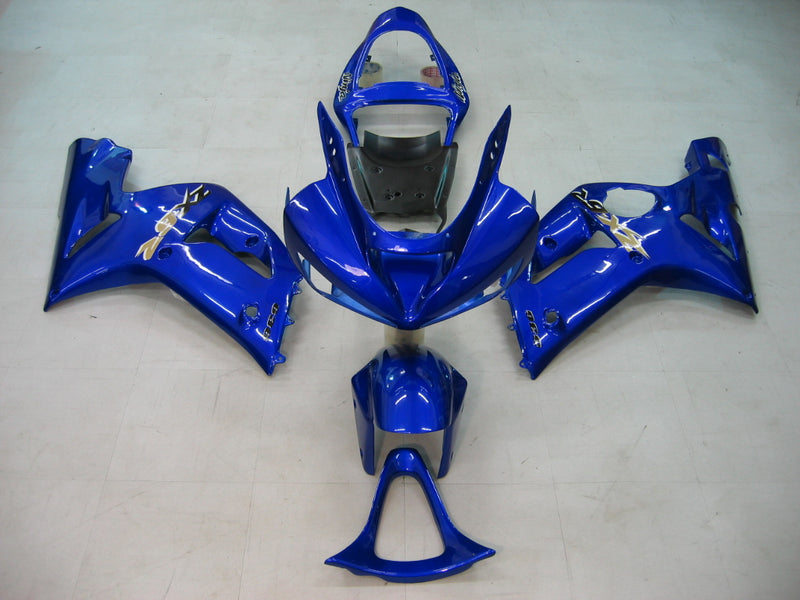 Fairings 2003-2004 Kawasaki ZX6R 636 Blue Ninja Racing Generic