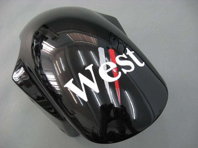 Fairings 2003-2004 Kawasaki ZX6R 636 Black West Ninja Racing Generic