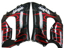 Fairings 2005-2006 Kawasaki ZX6R 636 Black & Red Flame Ninja  Generic