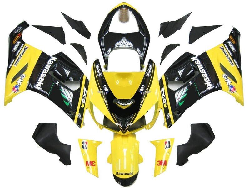 For ZX6R 636 (2005-2006) Bodywork Fairing ABS Injection Molded Plastics Set 32 Color Generic