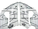 Fairings 2005-2006 Kawasaki ZX6R 636 White Black Corona Racing Generic