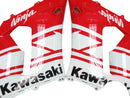 Fairings 2005-2006 Kawasaki ZX6R 636 Red White Black Ninja Racing Generic