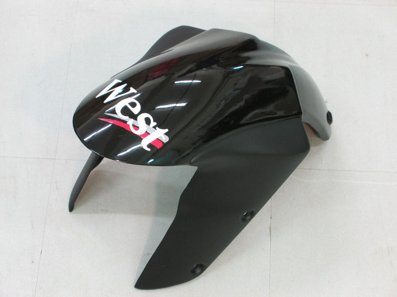 Fairings 2005-2006 Kawasaki ZX6R 636 Black White West ZX6R   Generic