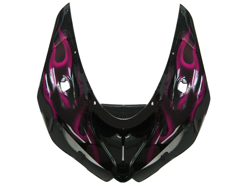 Fairings 2005-2006 Kawasaki ZX6R 636 Black & Purple Flame Ninja  Generic