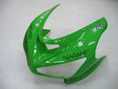 Fairings 2005-2006 Kawasaki ZX6R 636 Green Black No.14 ZX6R  Racing Generic
