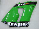 Fairings 2005-2006 Kawasaki ZX6R 636 Green Black No.14 ZX6R   Generic