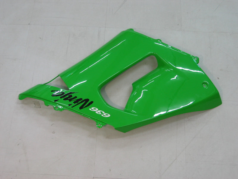 Fairings 2005-2006 Kawasaki ZX6R 636 Green Black Ninja  Racing Generic