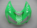 Fairings 2005-2006 Kawasaki ZX6R 636 Green Black No.56 Nakano  Generic