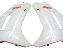 Fairings 2007-2008 Kawasaki ZX6R ZX636 White Red Black  ZX6R Racing Generic