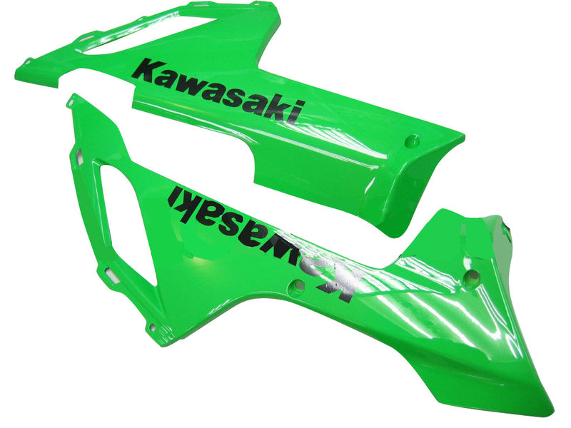 Fairings 2007-2008 Kawasaki ZX6R ZX636 Green Black Ninja ZX6R   Generic