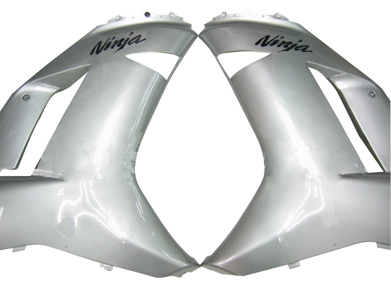 Fairings 2007-2008 Kawasaki ZX6R ZX636 Silver Ninja ZX6R  Generic