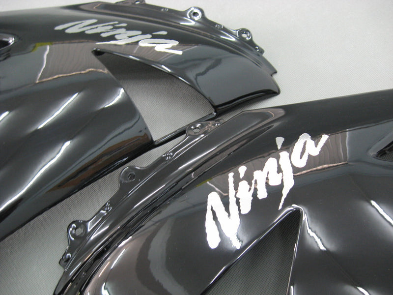 Fairings 2007-2008 Kawasaki ZX6R ZX636 Black Ninja  Generic