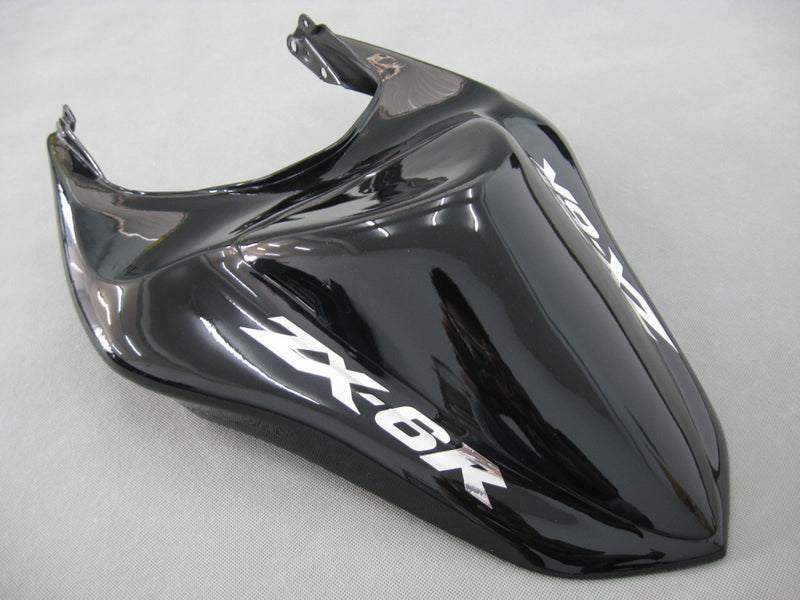 Fairings 2007-2008 Kawasaki ZX6R ZX636 Black Ninja Racing Generic