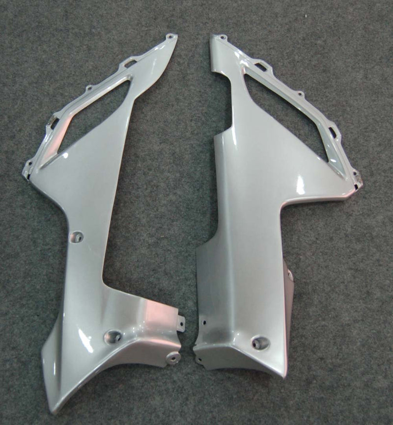 Fairings 2007-2008 Kawasaki ZX6R ZX636 Silver Ninja  Generic