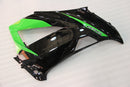 Fairings 2013-2018 Plastics Kawasaki ZX6R 636 Green Black Ninja  Generic