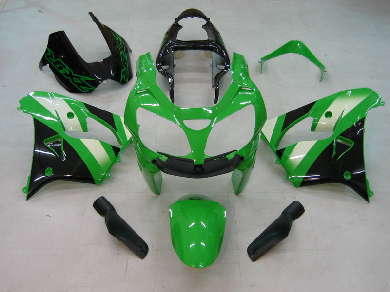 Fairings 2000-2001 Kawasaki ZX 9R Green Black ZX9R  Generic