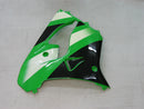 Fairings 2000-2001 Kawasaki ZX 9R Green Black ZX9R Racing Generic
