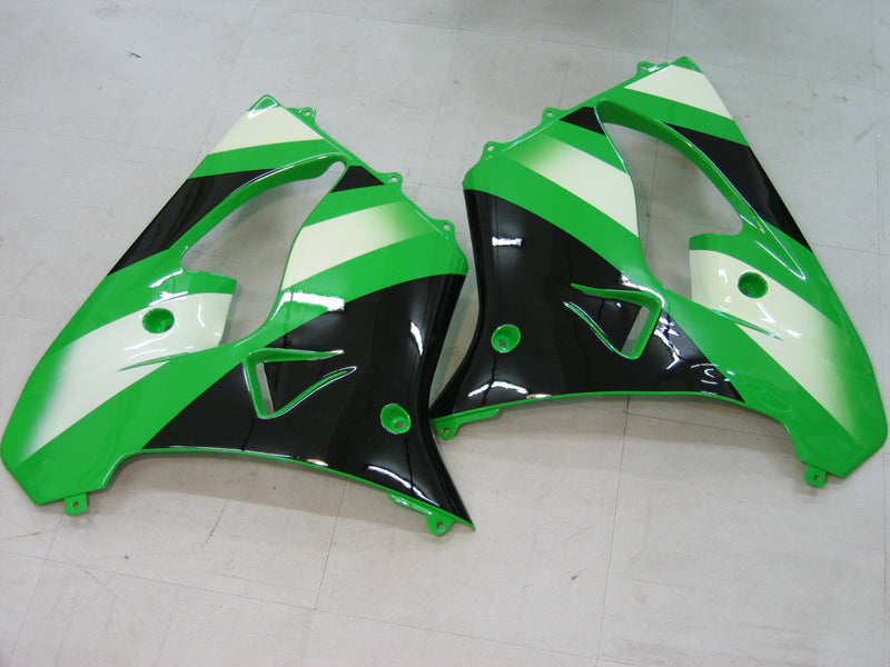 Fairings 2000-2001 Kawasaki ZX 9R Green Black ZX9R  Generic