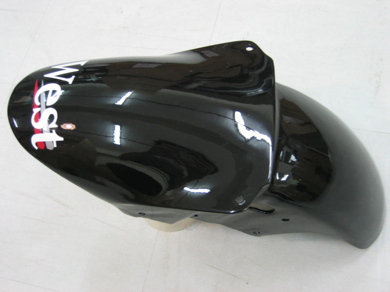 Fairings 2000-2001 Kawasaki ZX 9R Black White West ZX9R  Generic