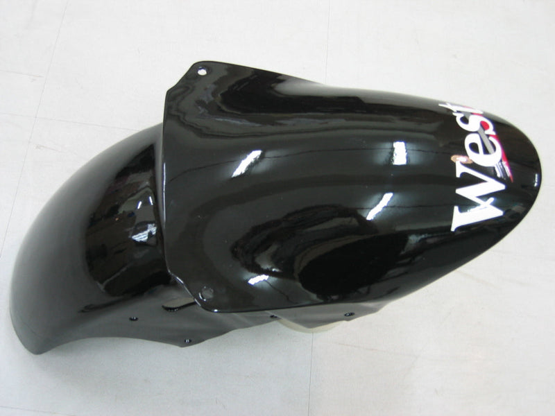 Fairings 2000-2001 Kawasaki ZX 9R Black White West ZX9R  Generic