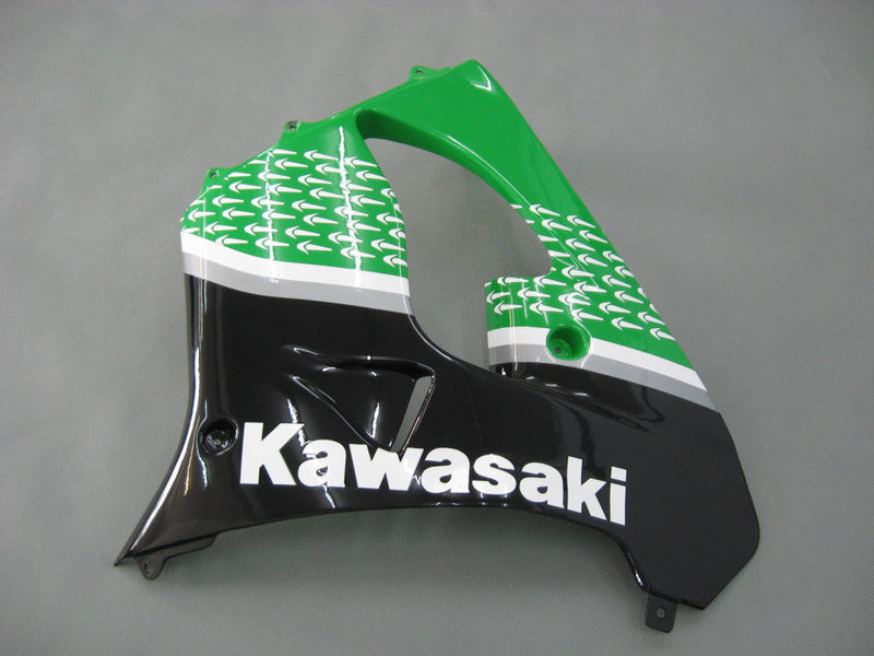 Fairings 2000-2001 Kawasaki ZX 9R Green Black No.56 Nakano  Generic