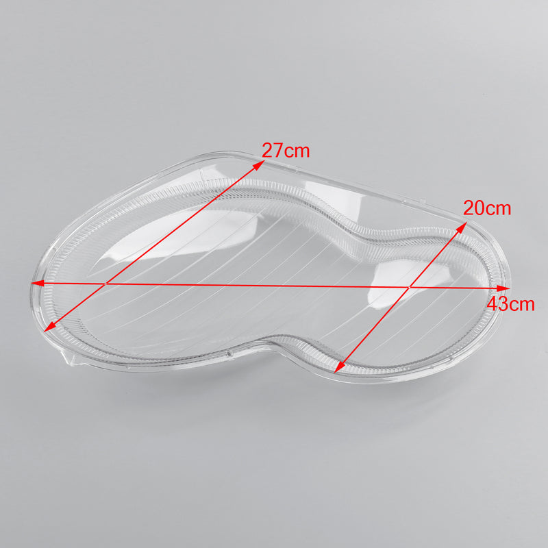 Headlight Lens Shell Plastic Cover Left + Right For 2001-2007 Benz W203 C-Class Generic