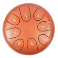 6" Steel Tongue Drum Handpan Drum 8 Notes Meditation with Bag Music Book