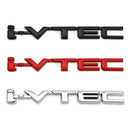 3D Metal i-VTEC Car Trunk Rear Turbo Fender Emblem Badge Decals Stickers Silver Generic