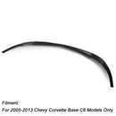 2005-2013 Chevrolet Corvette C6 Base Front Bumper Lip Splitter Spoiler Kit