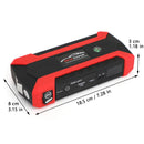 12V 89800mAh Car Jump Starter Kit Booster LCD 4 USB Charger Battery Power Bank