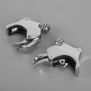 Windshield Fork Clamp Bracket Holder for Dyna  Wide Glide 2006+ Generic