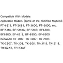 1x KMC-21 Handheld Speaker Microphone For BaoFeng Kenwood UV-5R BF-888S Radio